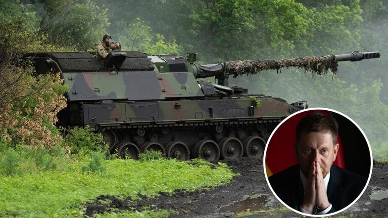 Sachsens Ministerpräsident sieht mit der Freigabe von Waffeneinsätzen auf Ziele in Russland eine "rote Linie" überschritten.