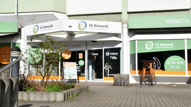 Der VG Biomarkt in der Dresdner Johannstadt.