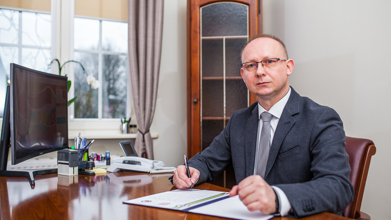Bogatynias neuer Bürgermeister, Wojciech Blasiak.
