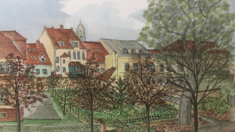 Die Mozartallee, wo Uwe Hanneck wohnt, hat er auch in einem Kalenderblatt festgehalten.