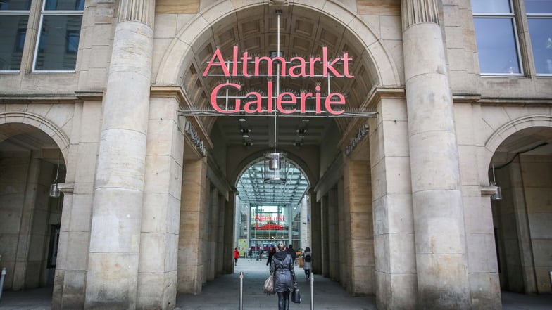 Die nun insolvente Studiokette Studioline betrieb unter anderem in der Dresdner Altmarktgalerie eine Filiale.