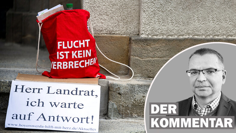 Zum Hintergrund des Hungerstreiks, der am Montag vorm Bautzener Landratsamt für Aufsehen sorgte, kommentiert Ulli Schönbach, Redaktionsleiter von Sächsische.de in Bautzen.