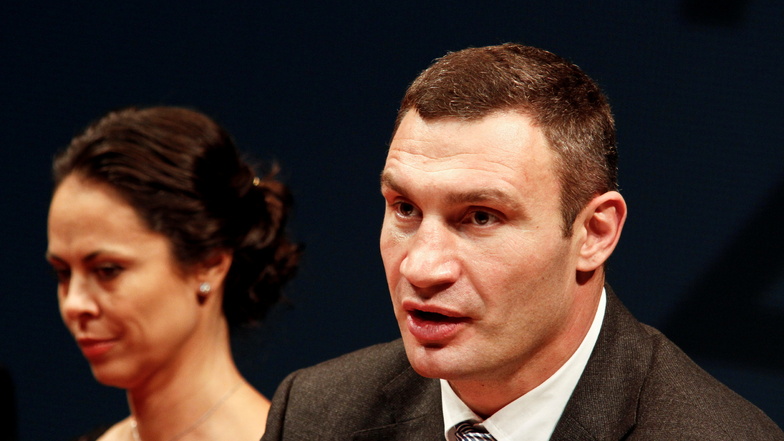 2013 war Vitali Klitschko mit seiner Frau Natalia in Görlitz.
