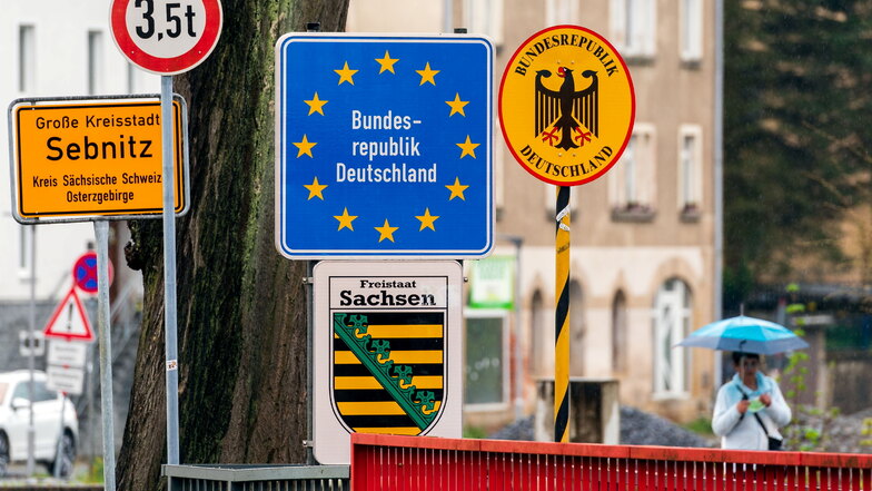 Der Grenzübergang in Sebnitz bleibt offen, für den Weg dahin gilt eine Umleitung.