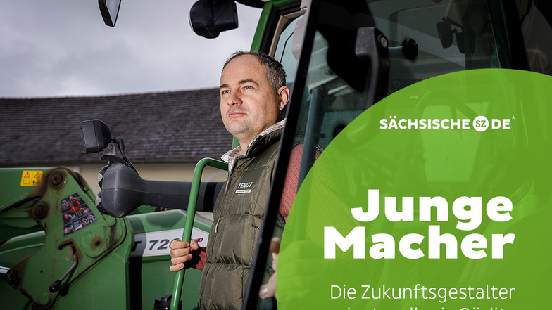 Christoph Zachmann übernahm in diesem Sommer den elterlichen Landwirtschaftsbetrieb in Markersdorf.