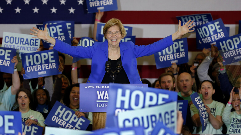 Elizabeth Warren, demokratische Bewerberin um die Präsidentschaftskandidatur.