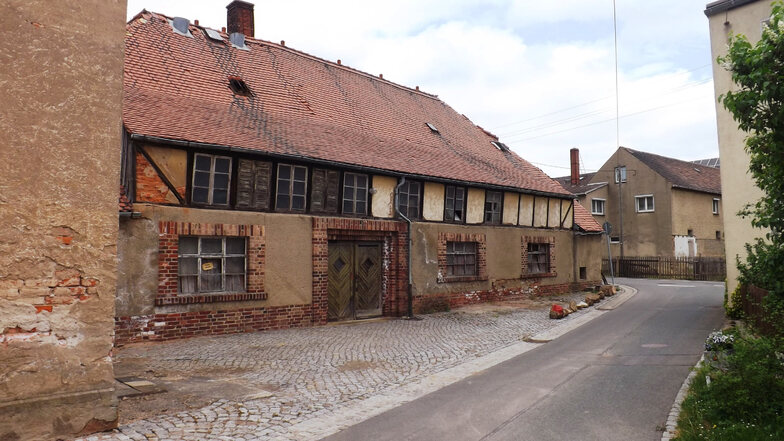 Die ehemalige Brauerei der Familie Krüger im Großweitzschener Ortsteil Mockritz am 16. Mai 2016. 