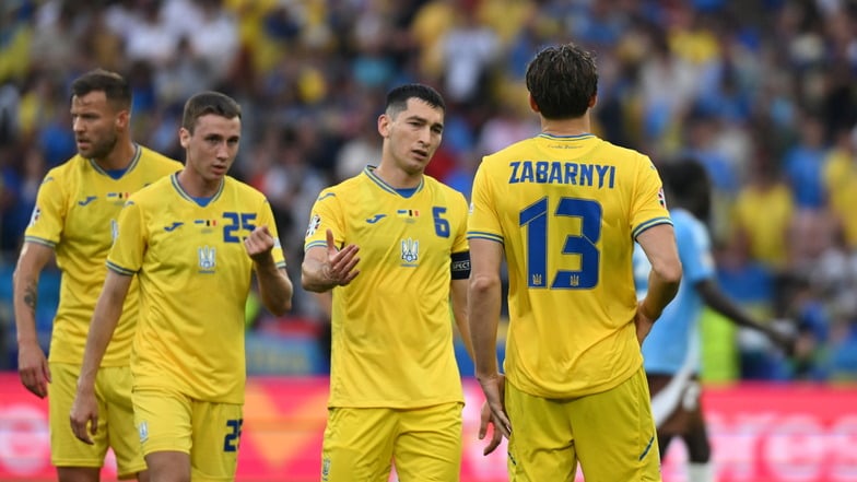 Die Ukrainer sind in der Vorrunde der Fußball-EM ausgeschieden.