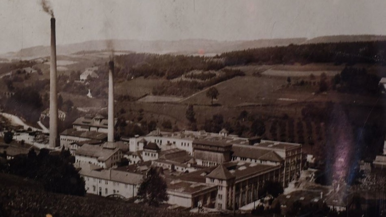 Die Fabrik in Sebnitz, am Ort des heutigen Gewerbegebiets, war der Beginn der Industrialisierung in der Region.