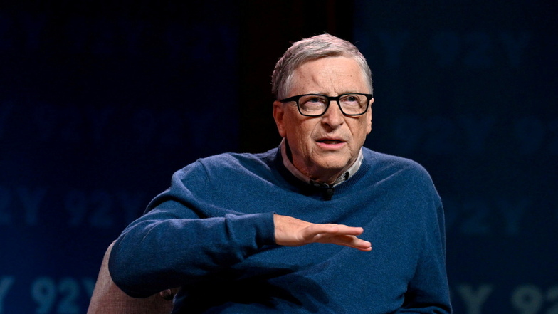 Bill Gates spricht in New York  über sein neues Buch "How to Prevent the Next Pandemic"
