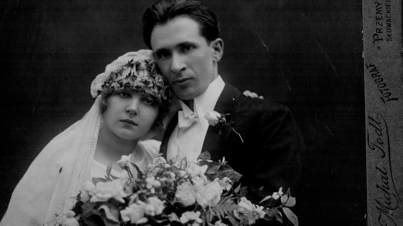 Das Hochzeitsfoto von Ferdinand und Berta Loheit.