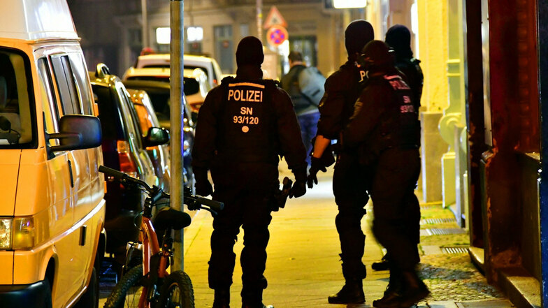 Polizei-Großaufgebot am vergangenen Freitag in Görlitz.
