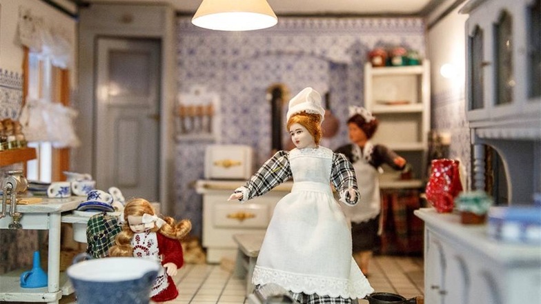 Das Reich der Hausmädchen - die Küche.