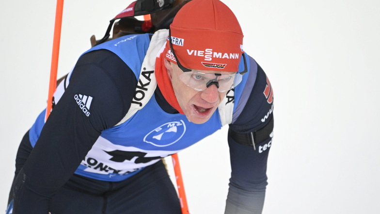 Biathlet Roman Rees wird beim Weltcup im finnischen Kontiolahti im Sprint Dritter.