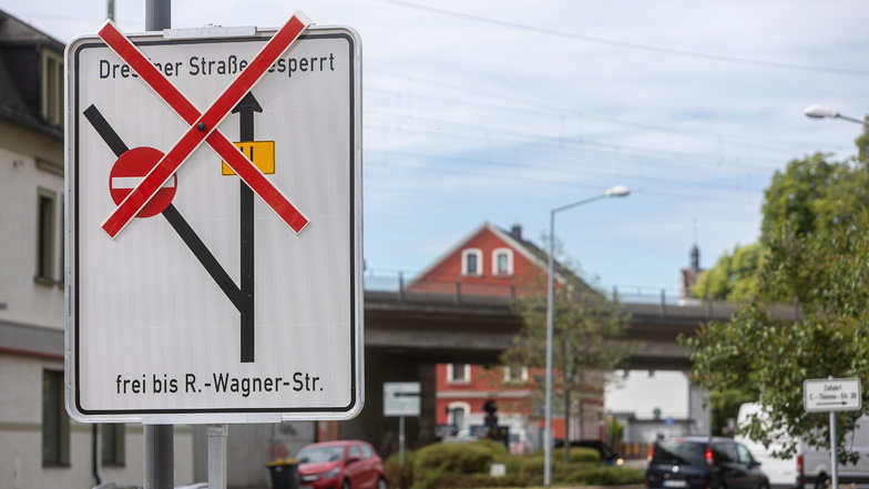 Freital: Dresdner Straße wird zur Baustelle