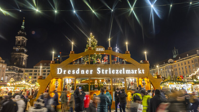 Auf den Striezelmarkt kommen viele Besucher aus Bayern, das hat T-Systems herausgefunden. Die Daten nutzen Stadt und Händlern.
