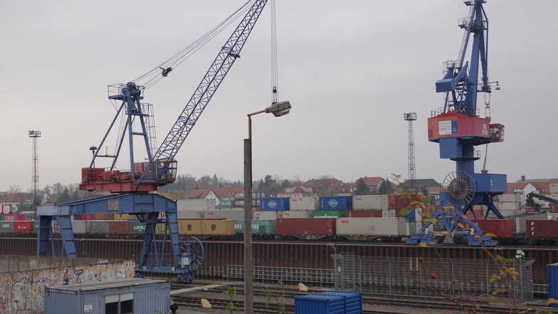 Riesaer Hafen: "Die Lieferketten sind anfällig"