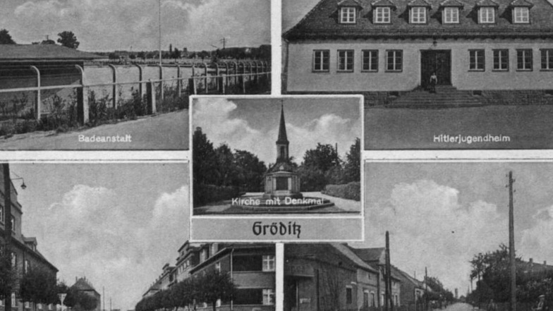 In die Ära Pönitz fiel der Bau des ehemaligen Hitler-Jugend-Heims, dem heutigen Jugendzentrum an der Kleist-Straße (oben rechts).