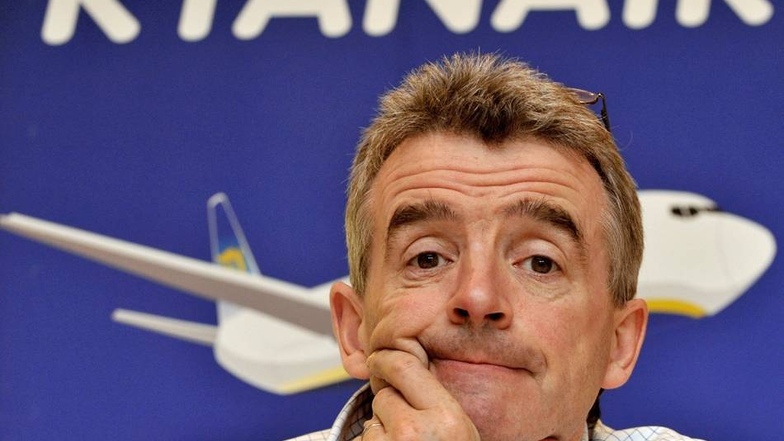 Irland: Michael O'Leary, Vorstandsvorsitzender der Fluggesellschaft Ryanair