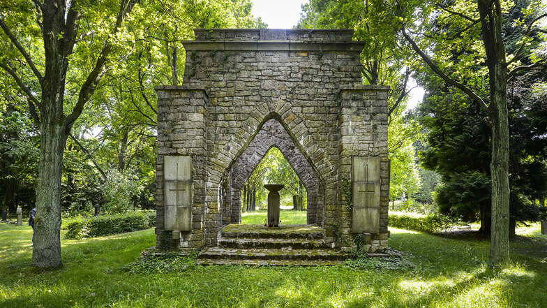 Diese Gedenkstätte auf dem Görlitzer Friedhof wurde für gefallene Soldaten im Ersten Weltkrieg errichtet.