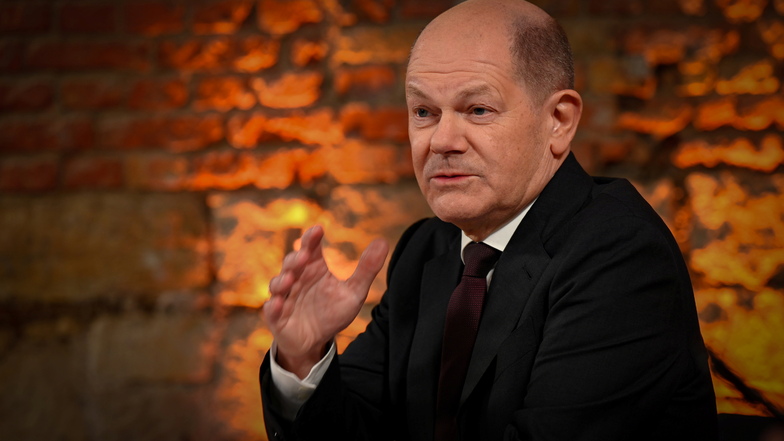 Olaf Scholz in Dresden: „Darf nicht zu Krieg zwischen Russland und der Nato kommen“