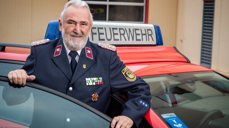 Wolfgang Störr war Kreisbrandmeister des Altkreises Döbeln und einer der Stellvertreter des Kreisbrandmeisters von Mittelsachsen. Jetzt geht der 70-Jährige in den Feuerwehrruhestand.