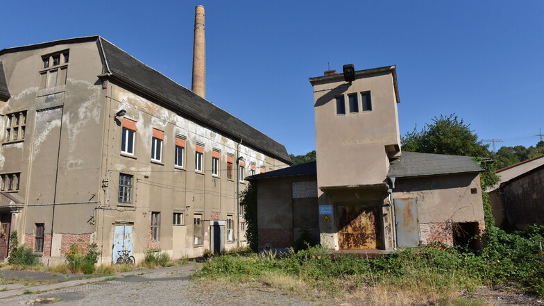 August 2022: So sahen die alten Fabrikgebäude vor dem Abriss aus.