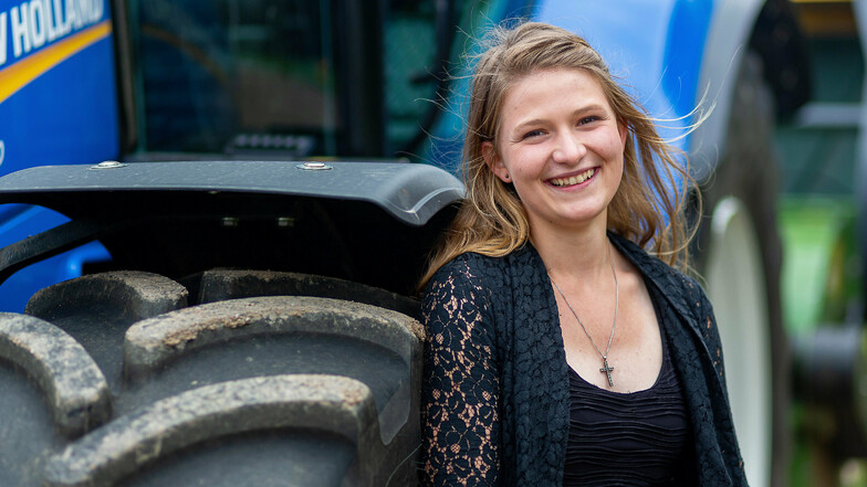 Jessica Kröhne ist die Jahrgangsbeste unter den Land- und Tierwirten, die in diesem Jahr ihre Ausbildung beendeten.