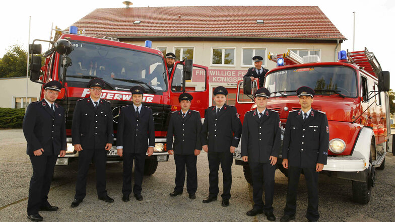 Die Kameraden der Freiwilligen Feuerwehr Königsbrück freuen sich. Sie sollen ein neues Fahrzeug und auch ein modernes Gerätehaus bekommen.