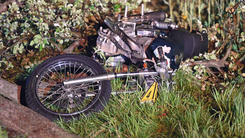 Ein Motorradfahrer verlor zwischen Maltitz und Nostitz die Kontrolle über seine Maschine.