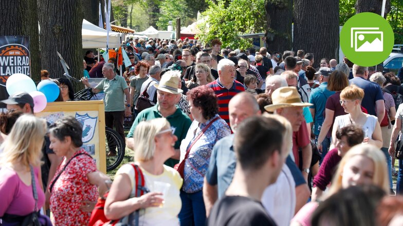 Tausende strömen zum Mai-Fest in Zittaus "grüne Lunge"