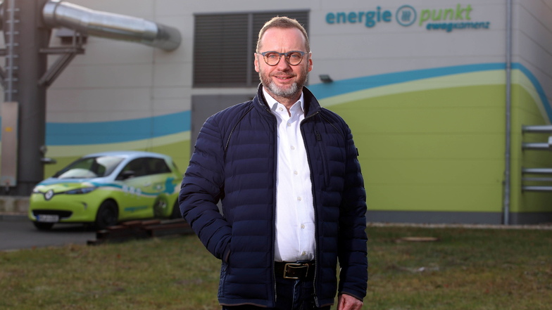 Torsten Pfuhl ist Vorstandschef der Energie- und Wasserversorgung Kamenz (Ewag). Das Unternehmen senkt jetzt den Strompreis für Bestandskunden.