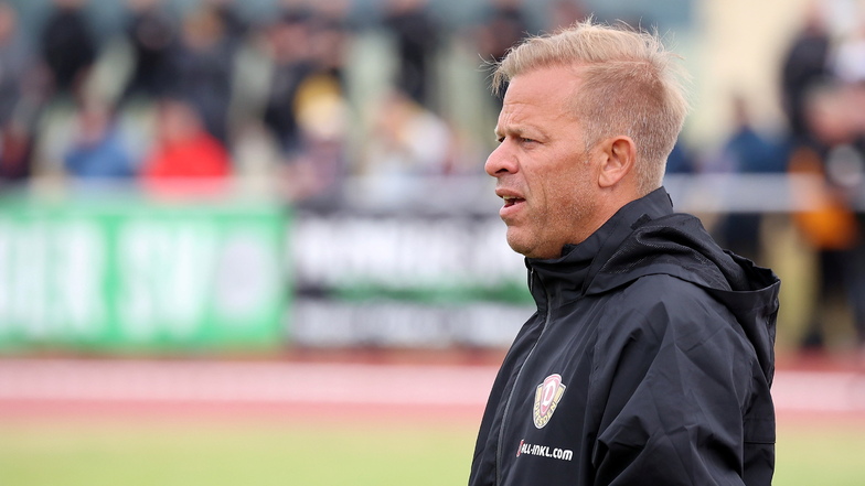 Trotz der 21 Treffer mit der Ausbeute seines Teams nicht ganz zufrieden: Dynamos neuer Cheftrainer Markus Anfang.