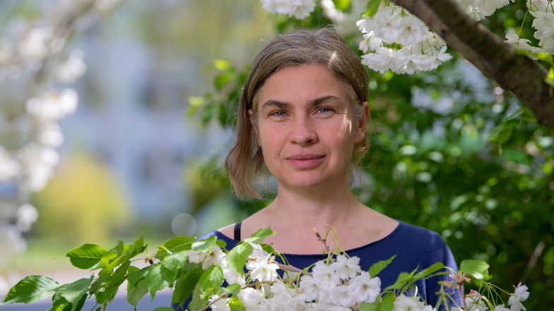 Katrin Lindner vernetzt als Quartiermanagerin Engagierte, Interessierte, Außenstehende miteinander. „Prohlis ist besser als sein Ruf“, sagt sie.
