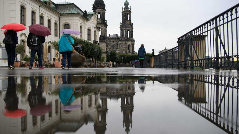 Vor allem am Sonnabend wird es sehr nass in Dresden.