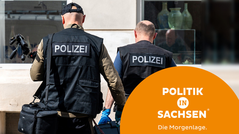 Morgenlage in Sachsen: Kranke Polizisten, Kretschmers Asyl-Forderung, Wölfe
