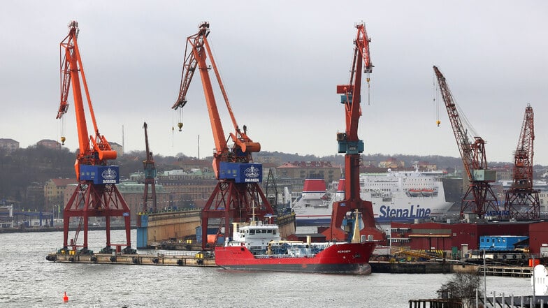 Ob die "Ruby" im Göteborger Hafen anlegen darf, ist unklar.