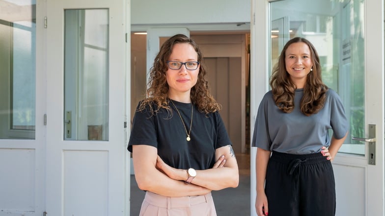 Jana Hoyer (links) und Elisabeth Kluge teilen sich am Städtischen Klinikum Dresden eine Führungsposition.