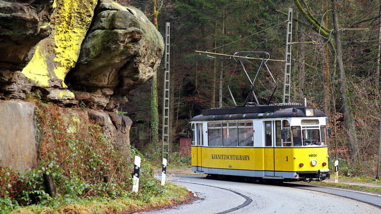 Kirnitzschtalbahn nimmt Betrieb wieder auf