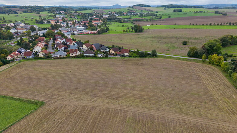 Auch Am Gründel in Cunnersdorf könnten neue Wohnhäuser entstehen.