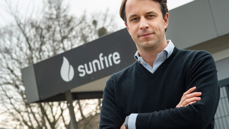 Nils Aldag, Geschäftsführer von Sunfire in Dresden, will grünen Wasserstoff marktfähig machen.