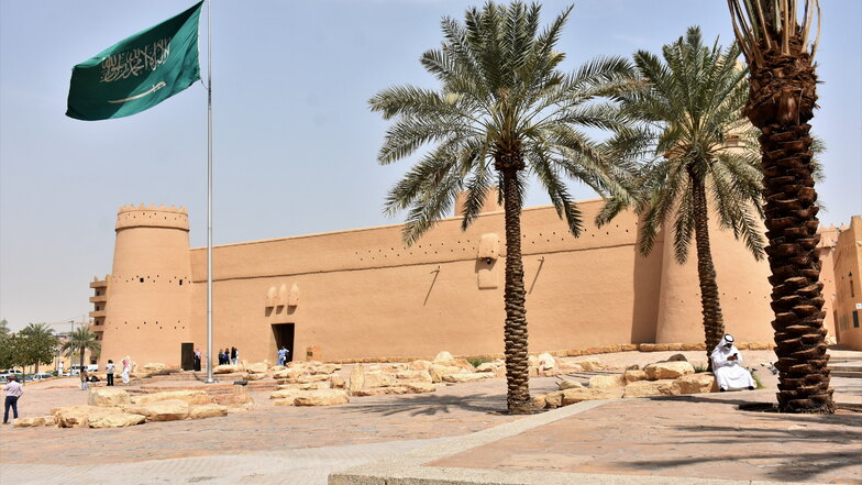 Das Fort Al-Masmak in Riad wurde 1865 erbaut und erzählt die Geschichte aus der Zeit um die Gründung des heutigen Staates Saudi-Arabien.