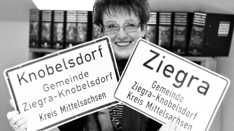 Helga Busch hatte seit 1995 die Geschicke von Ziegra-Knobelsdorf gelenkt. Jetzt ist sie mit 70 Jahren gestorben.