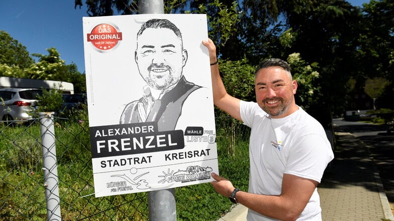 Alexander Frenzel bekam bei der Stadtratswahl im Juni ein Viertel aller Stimmen, der Einzug in den Landtag dürfte aber einer Sensation gleichen.