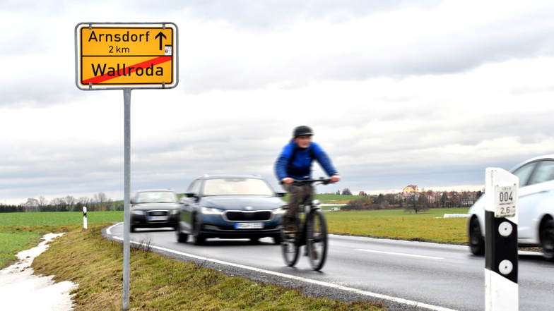 Zwischen Arnsdorf und Wallroda fehlt seit vielen Jahren ein Radweg. Ändert sich das 2023?