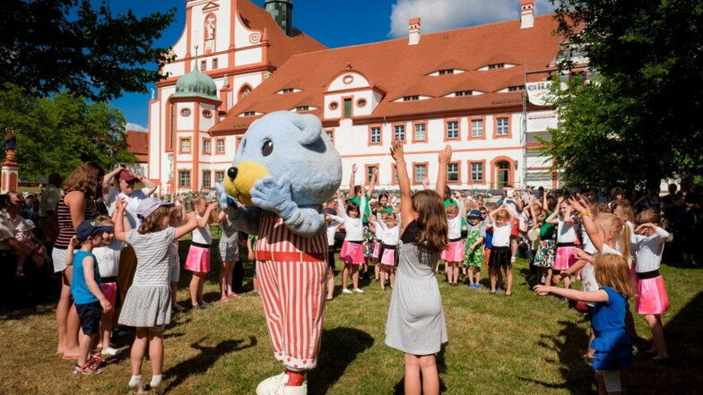Auch Kinder können beim Familienfest im Kloster St. Marienstern in Paschwitz-Kuckau jede Menge erleben.