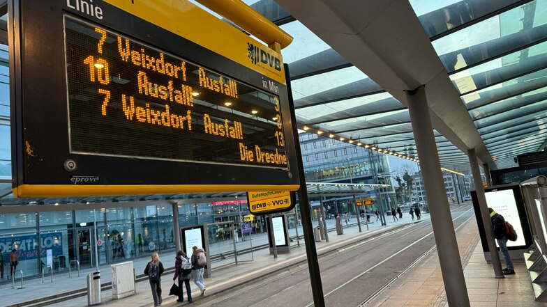 Freitag ist Streiktag: Busse und Bahnen in Dresden fallen seit 3 Uhr morgen aus.