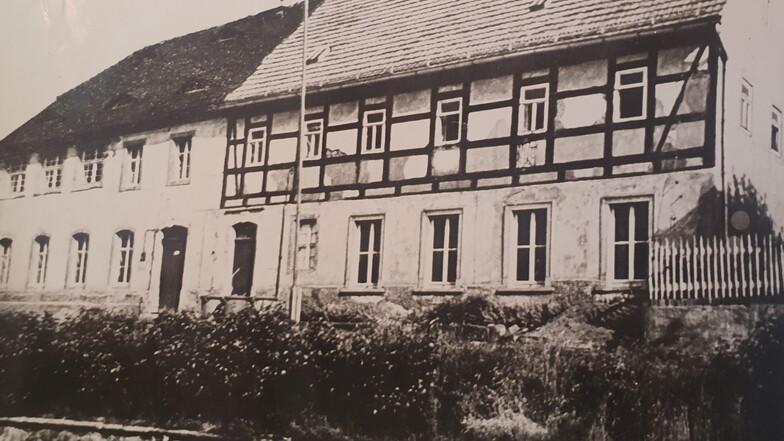 Das altes Schulgebäude Großweitzschen wurde bis 1972 genutzt.