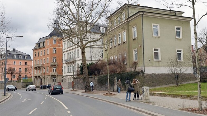 An der Tharandter Straße, in unmittelbarer Nähe zur Löbtau-Passage, steht das neue Asylbewerberheim.