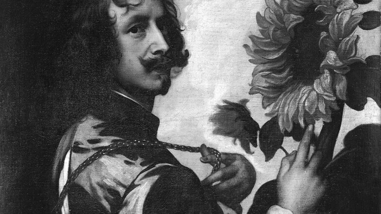 Das Selbstbildnis mit Sonnenblume nach Anthonis van Dyck war lange Zeit verschwunden.